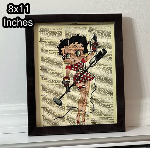 Betty Boop Wallart - Picture 1 of 2